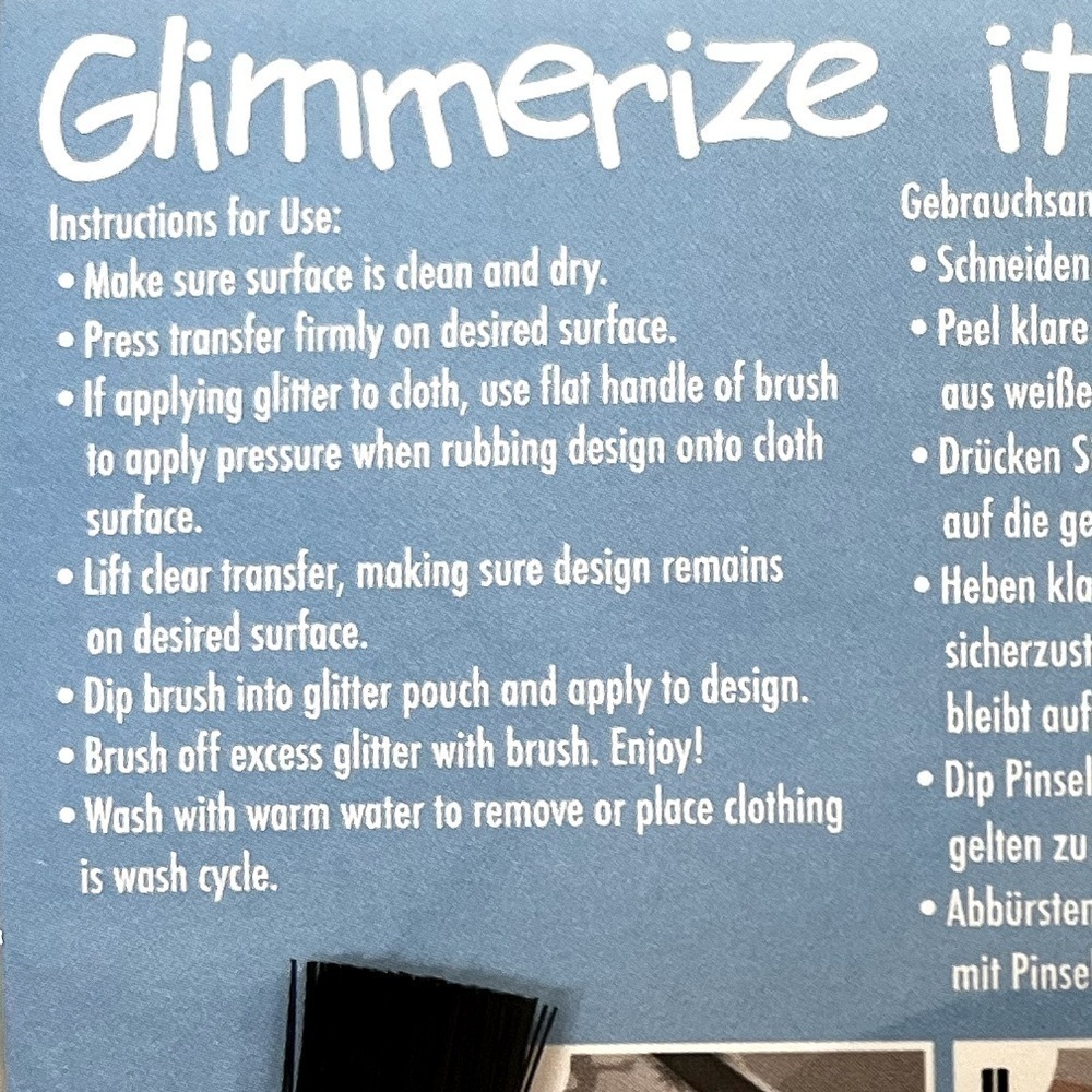 Glimmer Body Art "Fantasy" Glitter Transfer Art - Picture 5 of 6